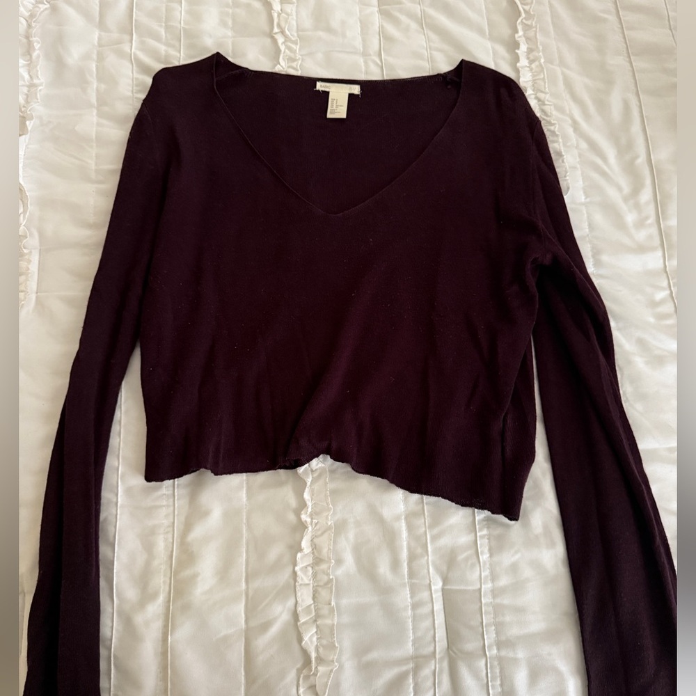 Dark Purple Lightweight Sweater